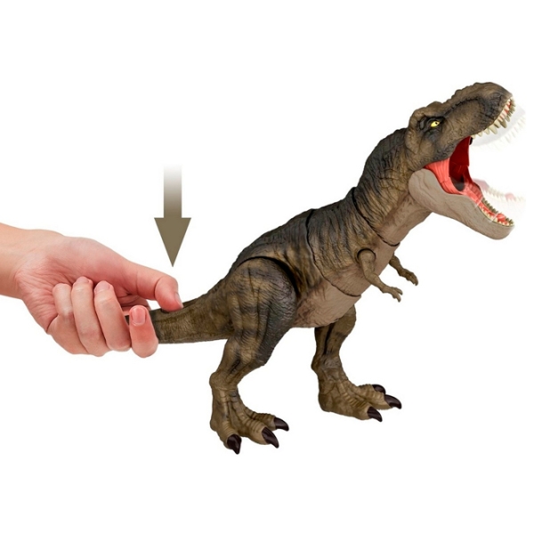 Figurină Mattel Jurassic World Tyrannosaurus Rex 4+ / Brown photo 2