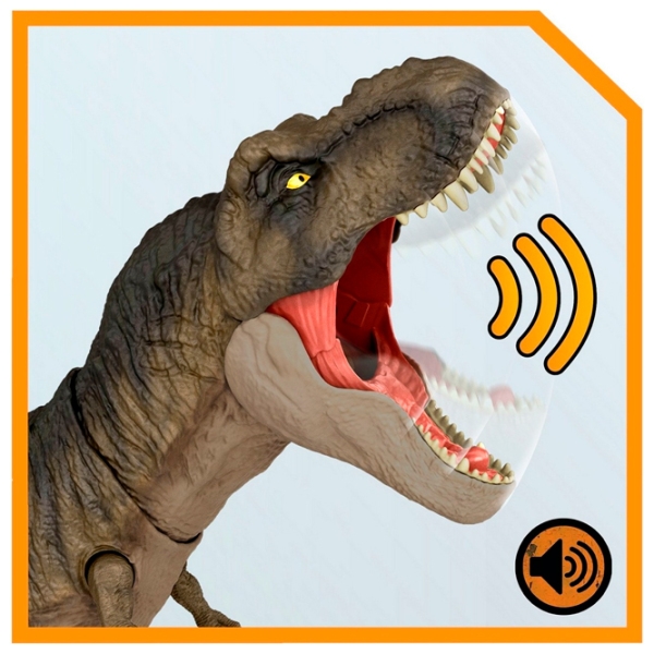 Figurină Mattel Jurassic World Tyrannosaurus Rex 4+ / Brown photo 7