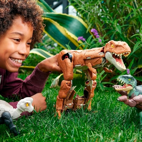 Figurină Mattel Jurassic World Tyranosaurus Rex 8+ / Brown photo 6