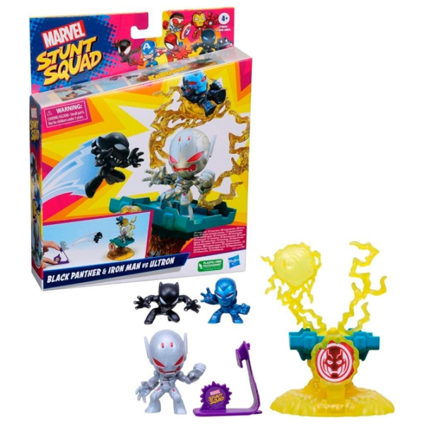 Figurină Hasbro Marvel MVL Stunt Squad Playset Villain Knockdown Ast 4+ / Multicolor photo 2