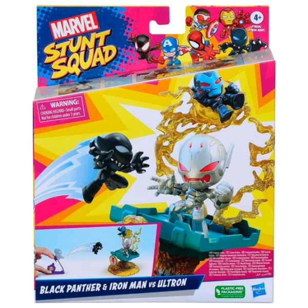 Figurină Hasbro Marvel MVL Stunt Squad Playset Villain Knockdown Ast 4+ / Multicolor photo 6