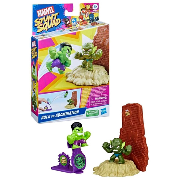 Фигурки Hasbro Marvel MVL Stunt Squad Playset Hero Vs Villain Ast 4+ / Разноцветный photo 5