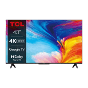 Телевизор TCL 43P635 Smart TV 4K Черный 43" | LED | 4K