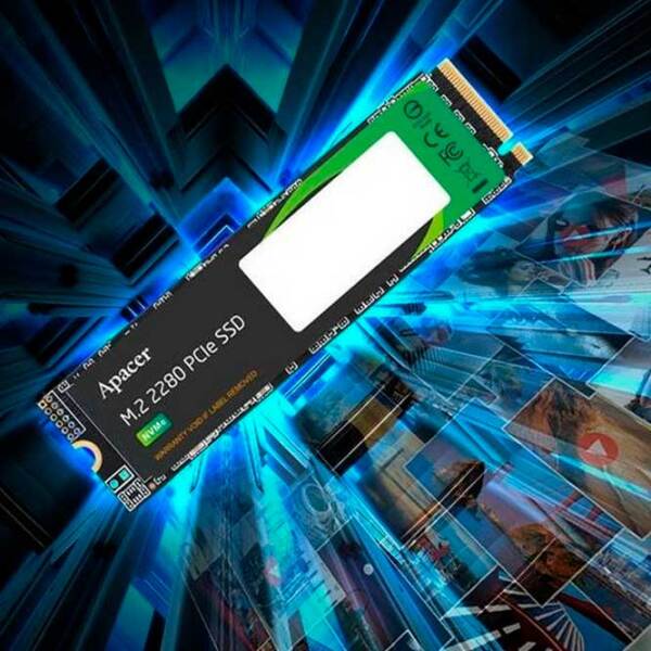 SSD Apacer AS2280Q4L M.2 NVMe 1 ТБ Скорость чтения: 3600 Мб/ с,
Скорость записи: 3000 MБ/ с photo 4