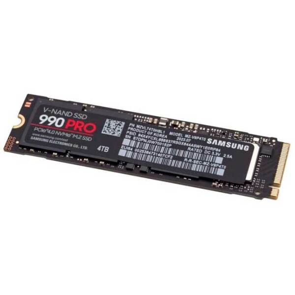 SSD Samsung 990 PRO M.2 NVMe 4 TB Viteza de citire: 7450 Mb/ s,
Viteza de inscriere: 6900 Mb/ s photo 3