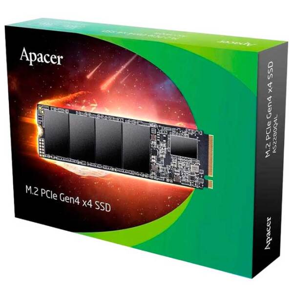 SSD Apacer AS2280Q4L M.2 NVMe 512 ГБ Скорость чтения: 3600 Мб/ с,
Скорость записи: 3000 MБ/ с photo 2
