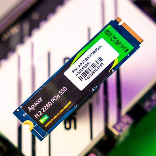 SSD Apacer AS2280Q4L M.2 NVMe 512 ГБ Скорость чтения: 3600 Мб/ с,
Скорость записи: 3000 MБ/ с photo 5