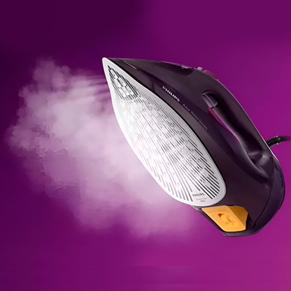Fier de călcat Philips DST7061/30 Purple 3000 W, 55 g/min, 0.3 l, SteamGlide Elite photo 3