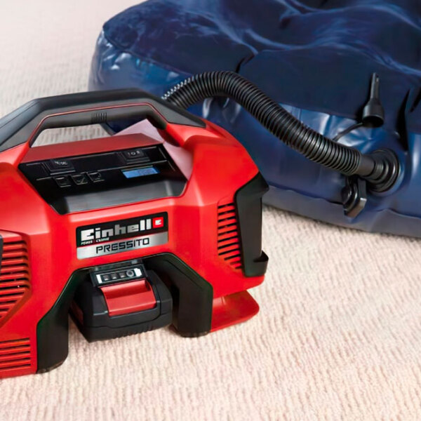 Автомобильный компрессор Einhell 6 in 1 Pressito 11 Bar Pxc Solo Красный 21 л/ мин/ 11 бар photo 3