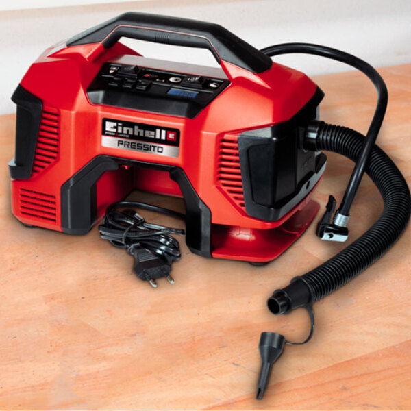 Автомобильный компрессор Einhell 6 in 1 Pressito 11 Bar Pxc Solo Красный 21 л/ мин/ 11 бар photo 6