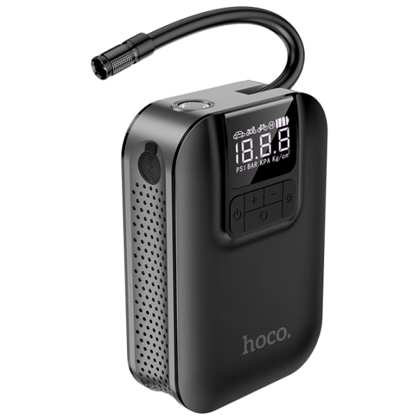 Compresor auto Hoco S53 Breeze Black 3.5 bar photo 1