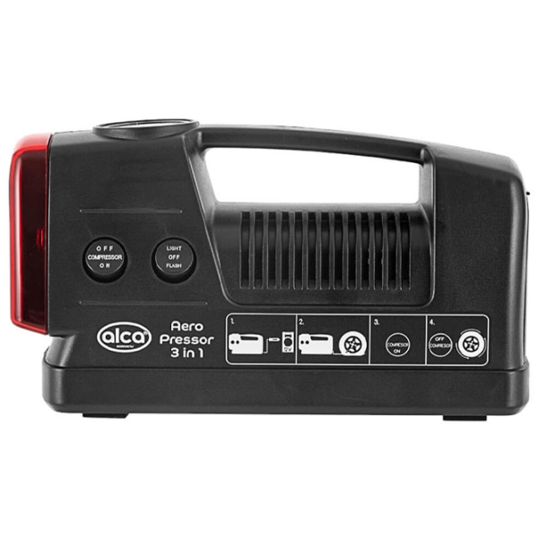 Compresor auto Alca 3 în 1 Nonstop Black 12 l/ min/ 21 bar photo 3