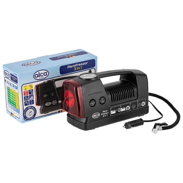 Compresor auto Alca 3 în 1 Nonstop Black 12 l/ min/ 21 bar photo 7