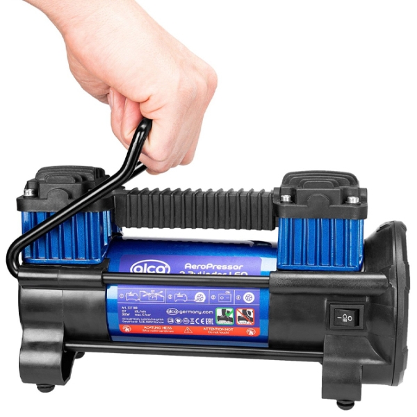 Compresor auto Alca 2-ZYLINDER Black 60 l/ min/ 10 bar photo 8
