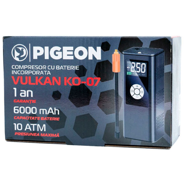 Автомобильный компрессор Pigeon Vulkan Черный 40 л/мин / 10 бар photo 2