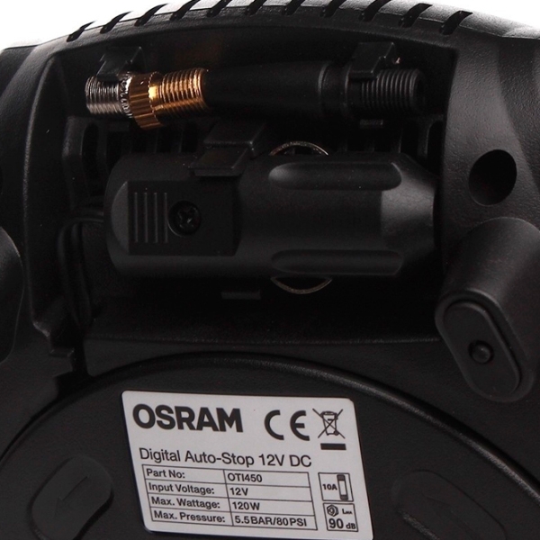 Compresor auto Osram Tyreinflate 450 Black 35 l/ min/ 5.5 bar photo 3