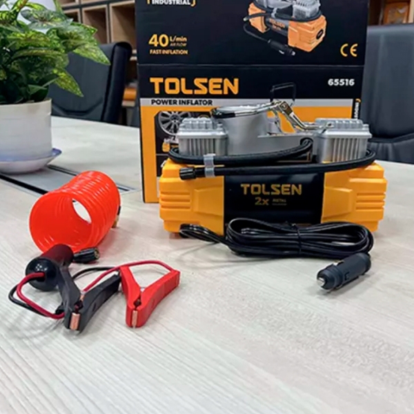 Compresor auto Tolsen 65516 Yellow 40 l/ min/ 7 bar photo 2