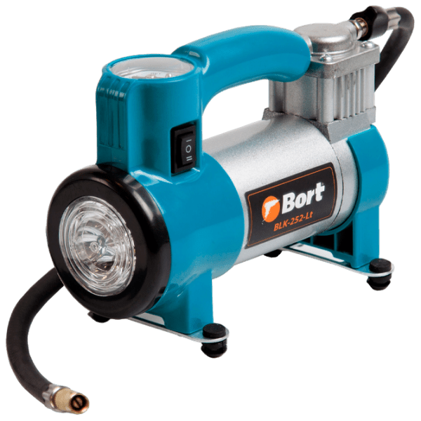 Compresor auto Bort BLK-252-Lt Silver 25 l/ min/ 7 bar photo 1
