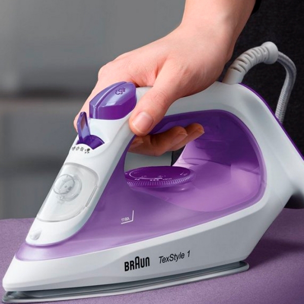 Fier de călcat Braun SI1080VI White 2000 W, 25 g/min, 0.22 l, Ceramică photo 5
