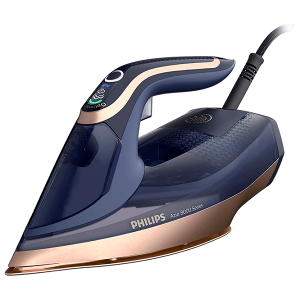 Fier de călcat Philips DST8050/20 Dark Blue 3000 W, 85 g/min, 0.35 l, SteamGlide Elite photo 1