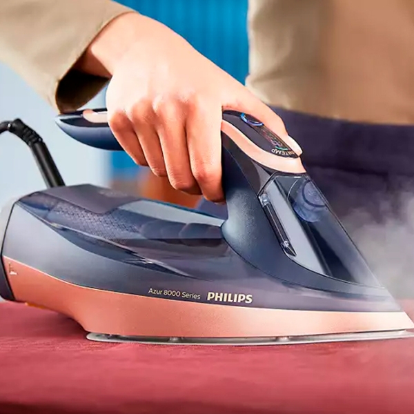 Fier de călcat Philips DST8050/20 Dark Blue 3000 W, 85 g/min, 0.35 l, SteamGlide Elite photo 4