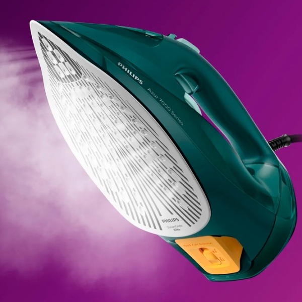 Fier de călcat Philips DST7050/70 Green 2800 W, 50 g/min, 0.3 l, Ceramică photo 3