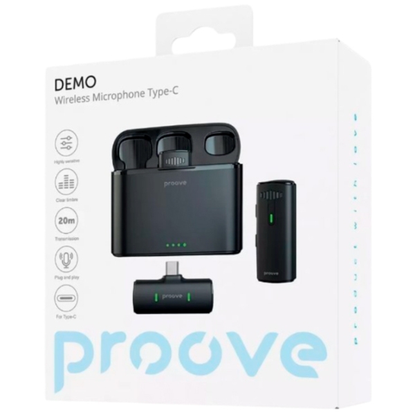Microfon Proove Demo Type-C Black  photo 2