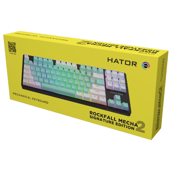 Клавиатура Hator Rockfall 2 Mecha Signature Edition Черный Игровой, Проводная photo 5