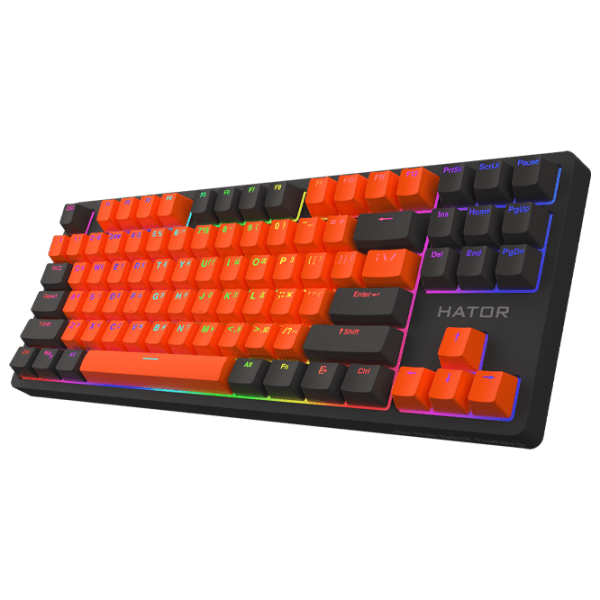 Tastatură Hator Rockfall 2 Mecha Signature Edition Black Gaming, Cu fir photo 2