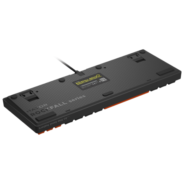 Tastatură Hator Rockfall 2 Mecha Signature Edition Black Gaming, Cu fir photo 5