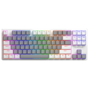 Tastatură Hator Rockfall 2 Mecha Signature Edition White Gaming, Cu fir