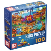 Пазл 2D D-TOYS Строительная площадка (079619-03) Количество деталей: 100, Рекомендуемый возраст: 4+