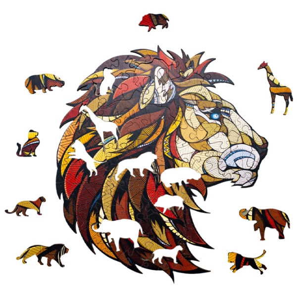 Пазл 2D Ewa Toys Lion L (4815123001812) Количество деталей: 490, Рекомендуемый возраст: 14+ photo 3