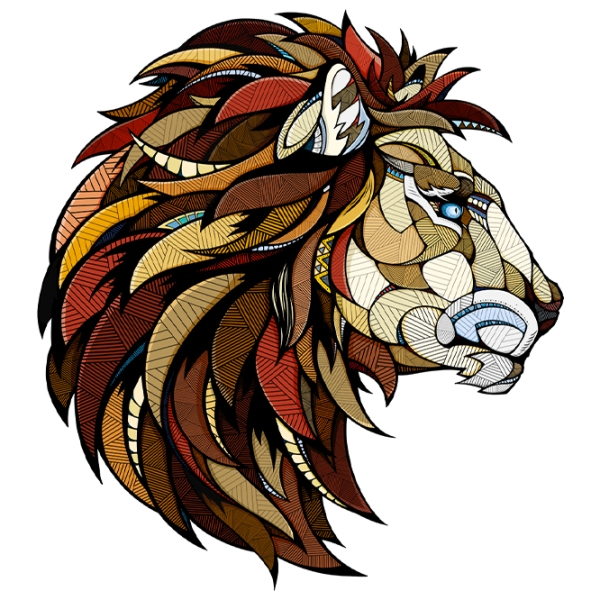 Пазл 2D Ewa Toys Lion L (4815123001812) Количество деталей: 490, Рекомендуемый возраст: 14+ photo 4