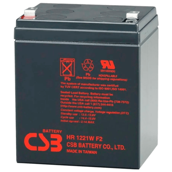 Acumulator pentru UPS Ultra Power HR12-21W 12 V 5 Ah Black  photo 1