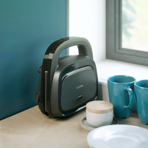 Aparat pentru sandvișuri Philips HD2330/ 90 Black 750 W, Cantitatea de sandwich-uri: photo 5