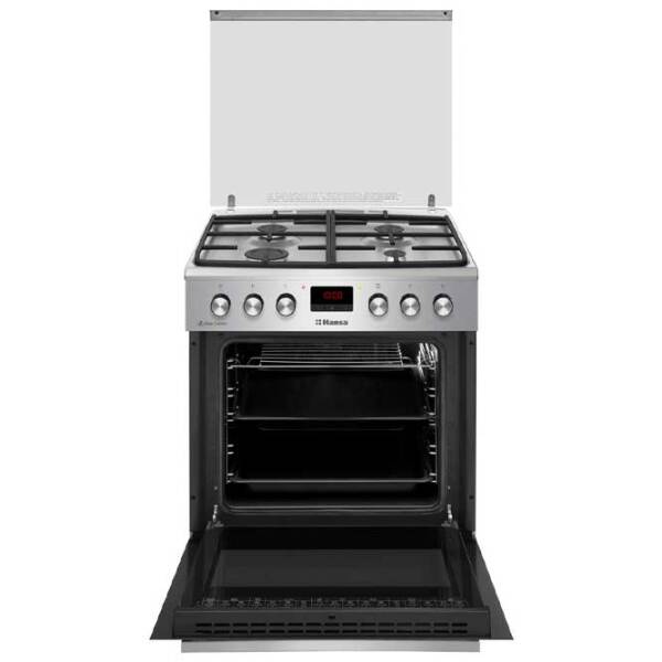 Aragaz Hansa FCMX682233 Inox Tipul plitei: Pe gaz, 65 l, Tipul cuptorului: Electric photo 2
