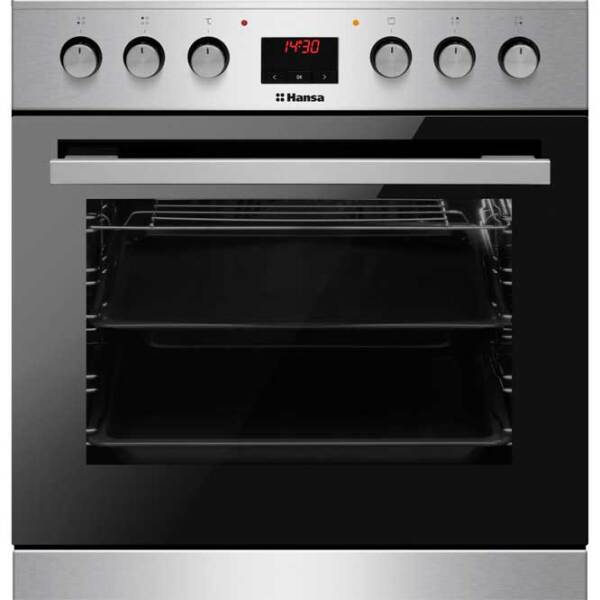 Aragaz Hansa FCMX682233 Inox Tipul plitei: Pe gaz, 65 l, Tipul cuptorului: Electric photo 3