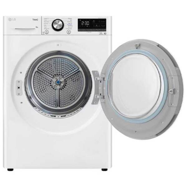 Mașină de uscat rufe LG RH90V9AV2N White 9 kg, A+++ photo 5