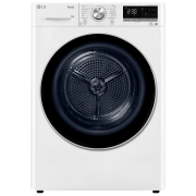 Mașină de uscat rufe LG RH80V9AV3N White 8 kg, A+++