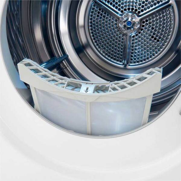 Mașină de uscat rufe LG RH80V9AV3N White 8 kg, A+++ photo 8