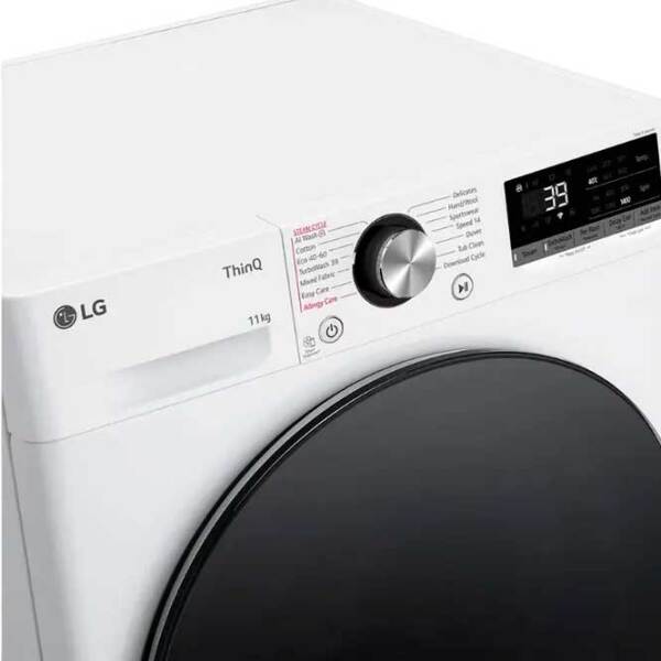 Mașină de spălat LG F4DR711S2BA White 11 kg, 1400 rpm, A photo 6