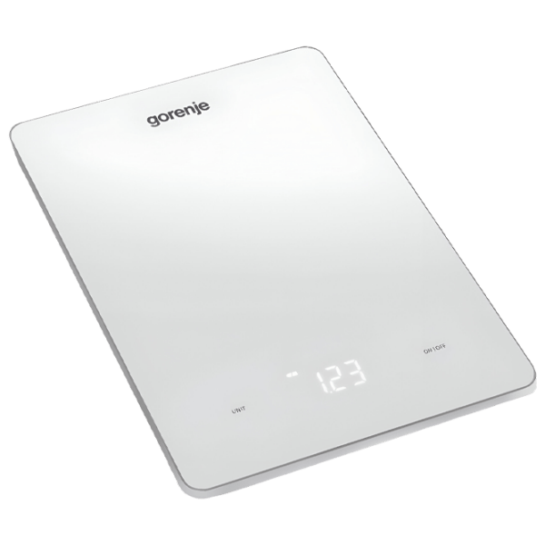 Cântar de bucătărie Gorenje KT10LBW White , Sticlă, 10 kg photo 1