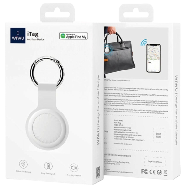 Smart Tracker WIWU iTag WT-02 White  photo 4