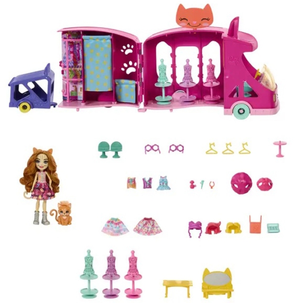 Set Enchantimals Caddy Cat model HPB34  3+ photo 2
