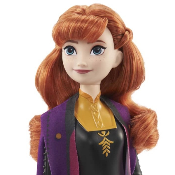 Păpușă Barbie Frozen Anna prințesă HLW50  3+ photo 4