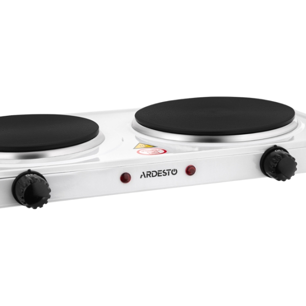 Plită de masă Ardesto ECS-J225W White Electrică, Oțel emailat photo 4
