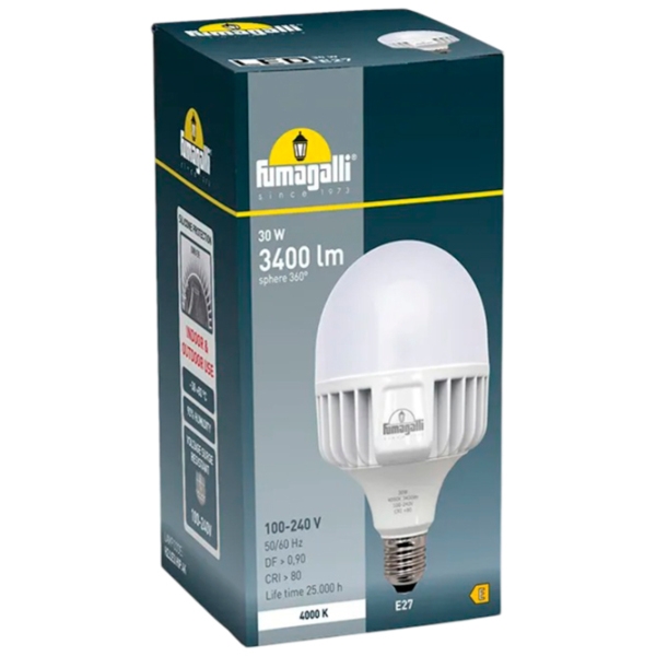 Bec LED Fumagalli H2LEDHIPCCT E27 | 30 W | White photo 2