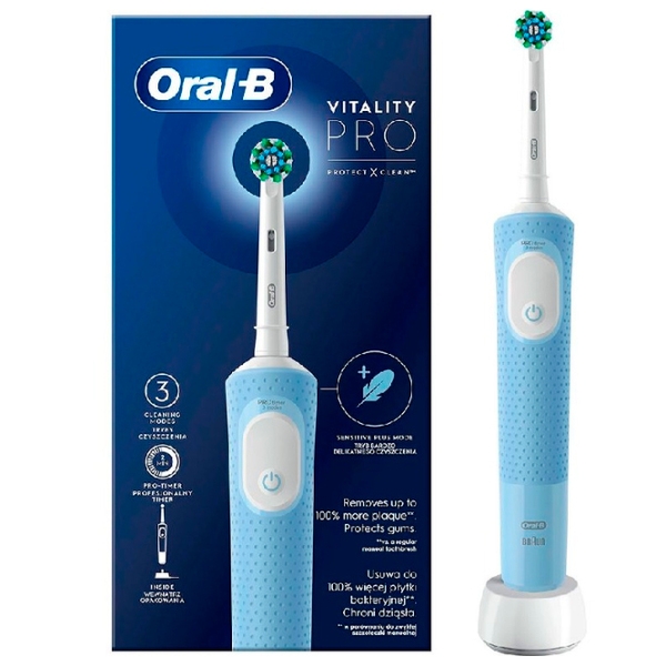 Зубная электрощетка Braun Vitality Pro Синий  photo 2