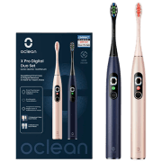 Зубная электрощетка Oclean X Pro Digital Duo Set Золото 